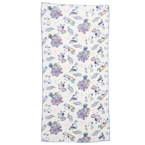 スヌーピー 速乾バスタオル クイックドライバスタオル ビッグタオル Loves NATURE ピーナッツ キャラクター グッズ