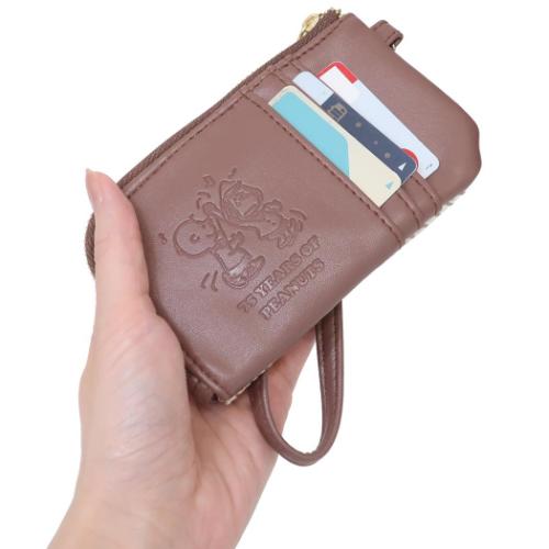 スヌーピー 定期入れ リール付きパスケース ピーナッツ キャラクター グッズ メール便可