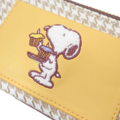 スヌーピー 定期入れ リール付きパスケース ピーナッツ キャラクター グッズ メール便可