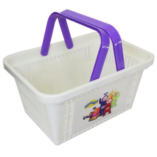 テレタビーズ 卓上収納 キャラバスケット 実写 キャラクター グッズ