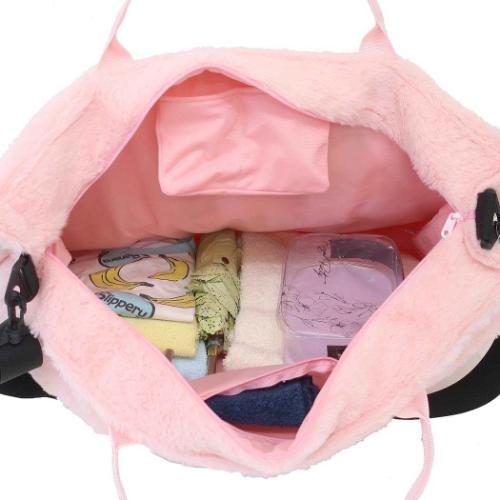 マイメロディ ボストンバッグ うるふわファー 2wayボストンバッグ サンリオ キャラクター グッズ