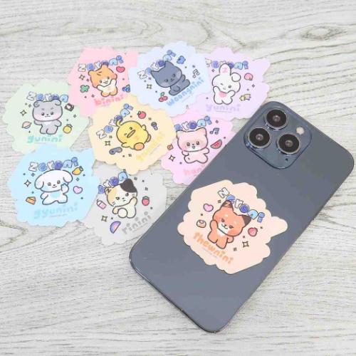 zeroni ダイカットシール ダイカットステッカーミニ hanini LINE FRIENDS キャラクター 商品 メール便可