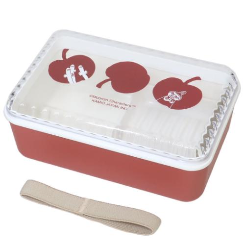 ムーミン 1段ランチボックス 油が落ちるランチボックス リンゴ畑 北欧 キャラクター グッズ