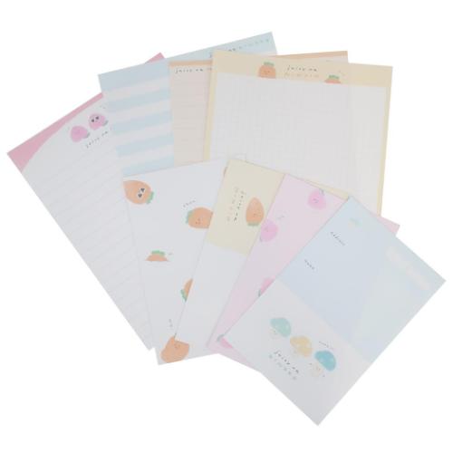 ジューシーなやさい レターセット ソーメニーレター にんじん かわいい グッズ メール便可