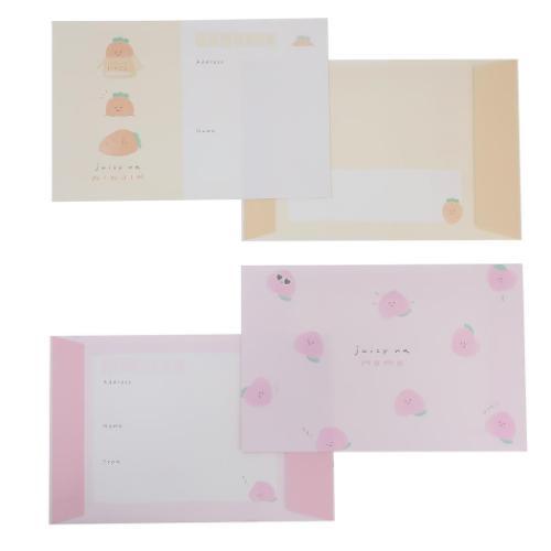 ジューシーなやさい レターセット ソーメニーレター にんじん かわいい グッズ メール便可