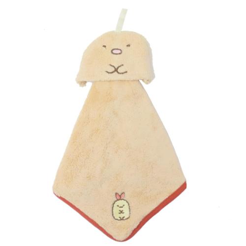すみっコぐらし 吊り下げ マスコットタオル マイクロループタオル とんかつとおでかけ サンエックス キャラクター グッズ