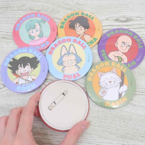 ドラゴンボール 缶バッジ ビッグカンバッジ 大 天津飯 アニメキャラクター グッズ メール便可