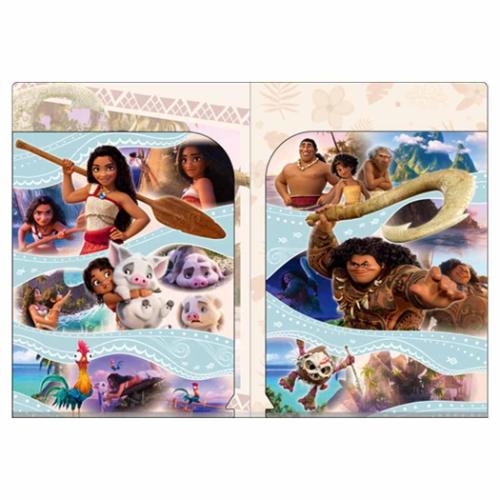 モアナと伝説の海2 ポケットファイル Wポケットクリアファイル 新入学 ディズニー キャラクター グッズ