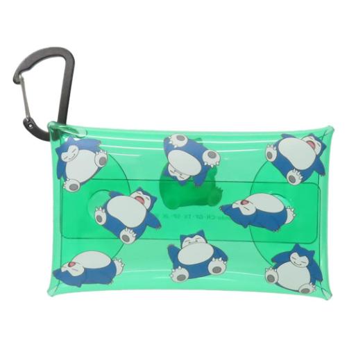 ポケットモンスター ミニポーチ クリアマルチケースS チラシ カビゴン ポケモン キャラクター グッズ メール便可