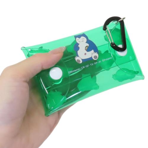 ポケットモンスター ミニポーチ クリアマルチケースS チラシ カビゴン ポケモン キャラクター グッズ メール便可