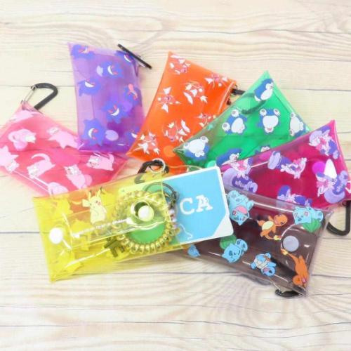 ポケットモンスター ミニポーチ クリアマルチケースS チラシ カビゴン ポケモン キャラクター グッズ メール便可