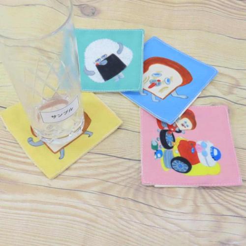 パンどろぼう テーブルウェア コースター 絵本キャラクター グッズ メール便可