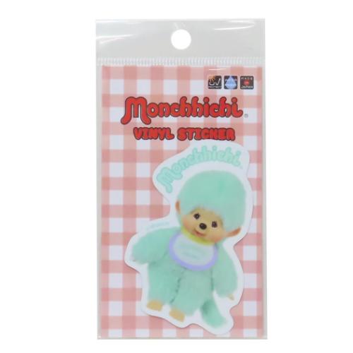 モンチッチ ダイカットシール ビニールステッカー MONCHICHI COLORS MINT キャラクター グッズ メール便可