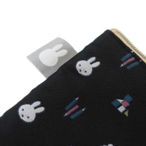 ミッフィー コスメポーチ ジャガード ティッシュポーチ ディックブルーナ 絵本キャラクター グッズ メール便可