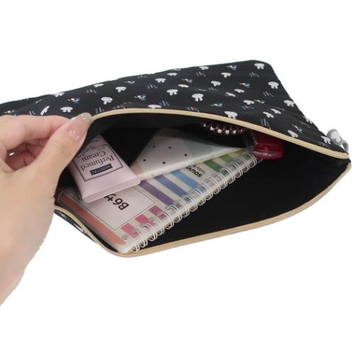 ミッフィー コスメポーチ ジャガード フラットポーチ ディックブルーナ 絵本キャラクター グッズ メール便可