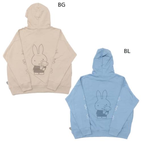 ミッフィー フーディー リラックスパーカー くま ディックブルーナ 絵本キャラクター グッズ