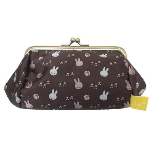 ミッフィー コスメポーチ ジャガードがま口ポーチ ボール ディックブルーナ 絵本キャラクター グッズ