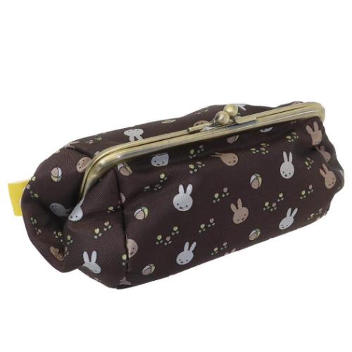 ミッフィー コスメポーチ ジャガードがま口ポーチ ボール ディックブルーナ 絵本キャラクター グッズ