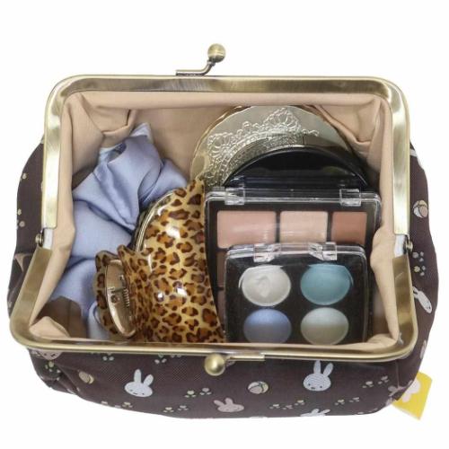 ミッフィー コスメポーチ ジャガードがま口ポーチ ボール ディックブルーナ 絵本キャラクター グッズ