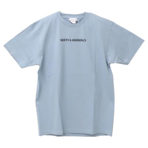 ミッフィー Tシャツ MIFFY ＆ ANIMALS Lサイズ ディックブルーナ 絵本キャラクター グッズ メール便可