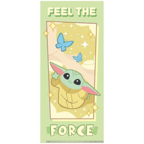 スターウォーズ ミニクリアファイル チケットホルダー グローグー Grogu Cutest In The Galaxy STAR WARS メール便可
