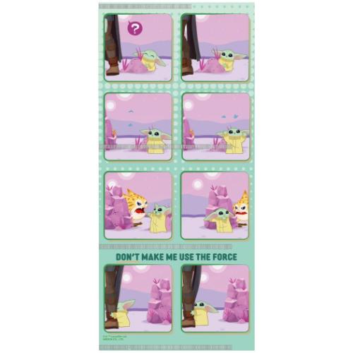 スターウォーズ ミニクリアファイル チケットホルダー グローグー Grogu Cutest In The Galaxy STAR WARS メール便可