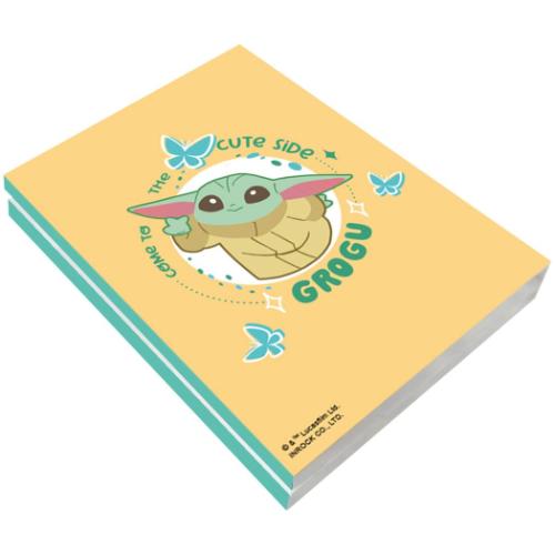 スターウォーズ メモ帳 パタパタメモ グローグー Grogu Cutest In The Galaxy STAR WARS キャラクター グッズ メール便可