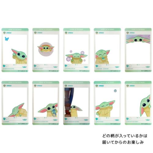スターウォーズ アクリルカード アクリルカードコレクション 全10種 グローグー Grogu Cutest In The Galaxy STAR WARS メール便可