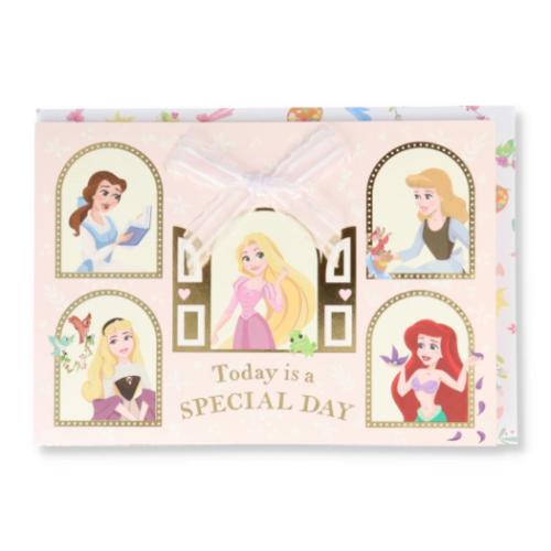 ディズニープリンセス グリーティングカード 誕生お祝い 立体カード DNプリンセスたちからお祝い2 ディズニー メール便可