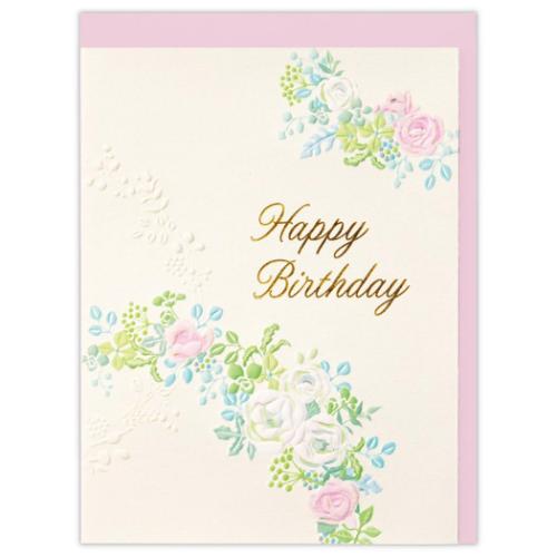 グリーティングカード 誕生お祝い ガーデン メッセージカード グッズ メール便可