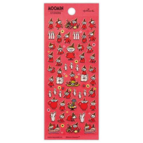 ムーミン シールシート シール MOフチドリレッド 北欧 キャラクター グッズ メール便可