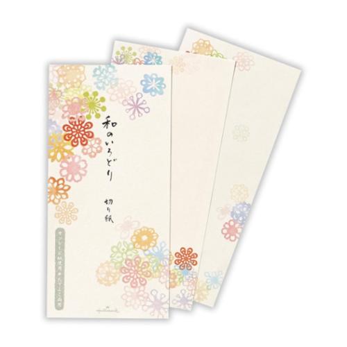 便箋 一筆箋 和のいろどり切り紙2 おしゃれ グッズ メール便可
