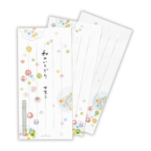 便箋 一筆箋 和のいろどり甘菓子2 おしゃれ グッズ メール便可