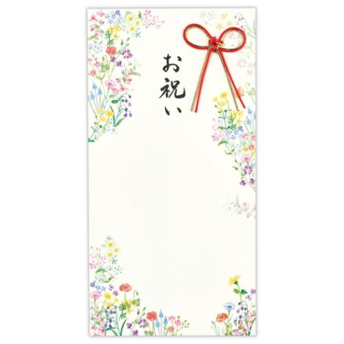 祝儀袋 御祝 封筒 お祝いタイニーフラワー お祝い袋 グッズ メール便可