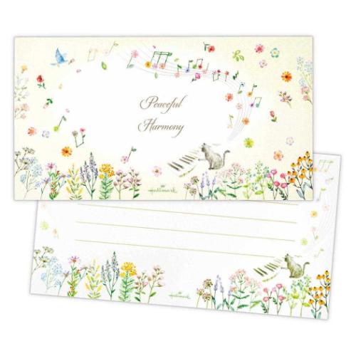 便箋 一筆箋 ピースフルハーモニー おしゃれ グッズ メール便可