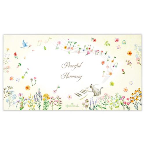 便箋 一筆箋 ピースフルハーモニー おしゃれ グッズ メール便可