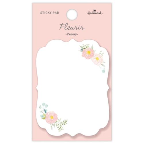 フルリール 付せん 付箋 ＦＬピオニー 伝言 グッズ メール便可