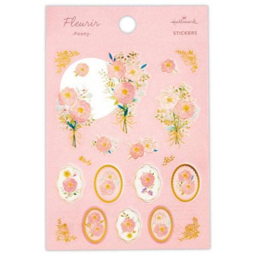 フルリール シールシート シール FLピオニー 大人可愛い グッズ メール便可