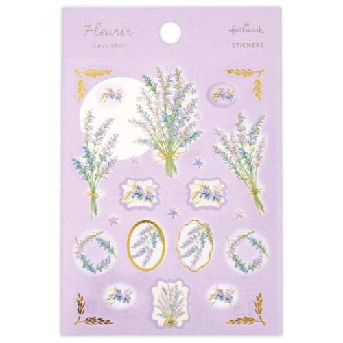フルリール シールシート シール FLラベンダー 大人可愛い グッズ メール便可