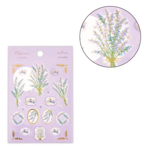 フルリール シールシート シール FLラベンダー 大人可愛い グッズ メール便可