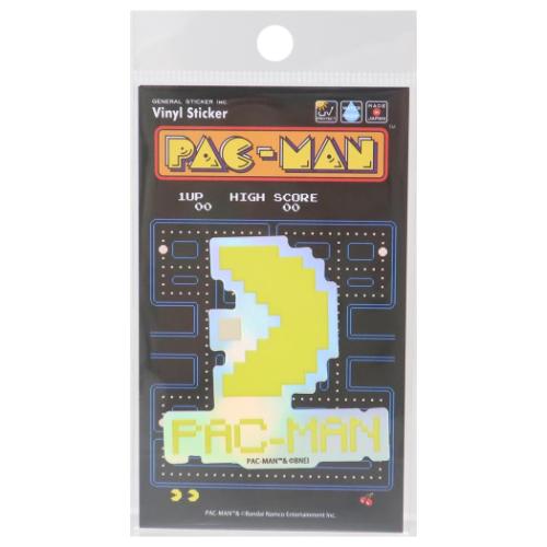 パックマン ダイカットシール ホログラムステッカー パックマン ドット ゲームキャラクター グッズ メール便可
