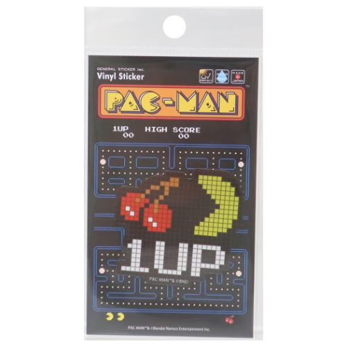 パックマン ダイカットシール ホログラムステッカー 1UP ゲームキャラクター グッズ メール便可