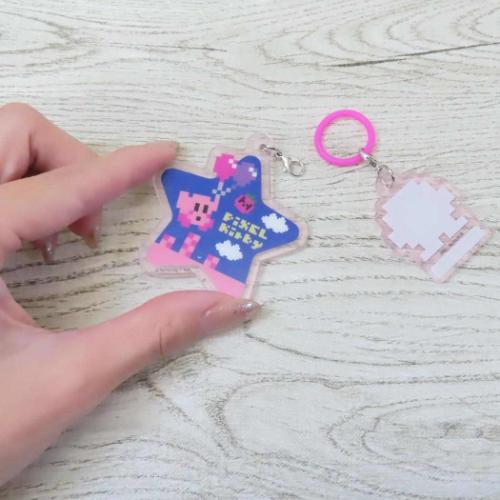 星のカービィx大図まこと アンブレラマーカー アンブレラチャーム ピンクスター キャラクター グッズ メール便可