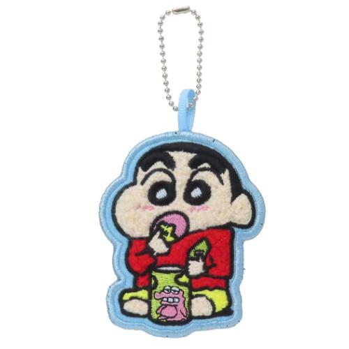 クレヨンしんちゃん キーチェーン 刺繍ワッペンチャーム チョコビ アニメキャラクター グッズ メール便可