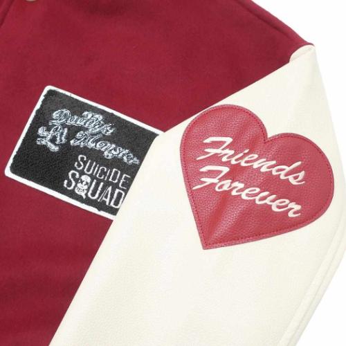 ハーレイクイン アウター メンズ スタジャン モンスターガール 3L DCコミック 映画キャラクター グッズ