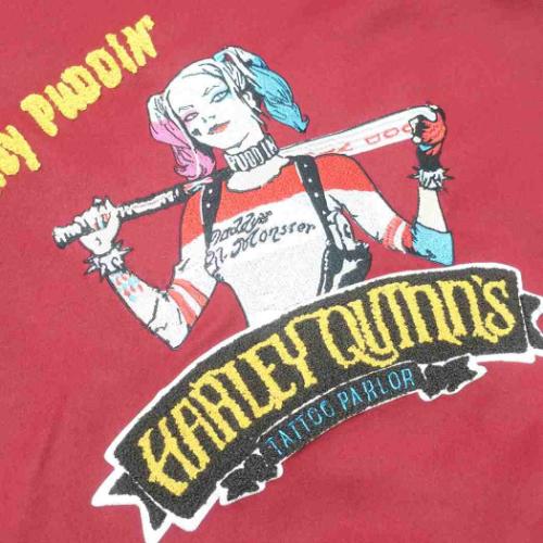 ハーレイクイン アウター メンズ スタジャン モンスターガール 3L DCコミック 映画キャラクター グッズ