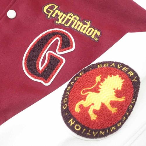 ハリーポッター アウター メンズ スタジャン グリフィンドール 3L ワーナーブラザース 映画キャラクター グッズ