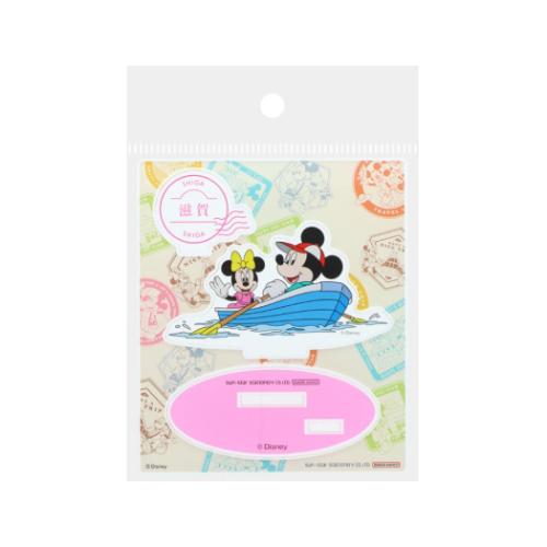 ミッキー＆ミニー アクリルスタンド コレクション雑貨 DREAM TRAVEL 滋賀県 ディズニー キャラクター グッズ メール便可