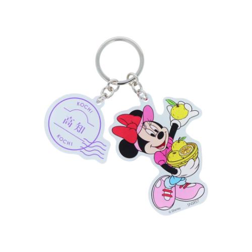 ミニーマウス キーリング 2連アクリルキーホルダー DREAM TRAVEL 高知県 ディズニー キャラクター グッズ メール便可