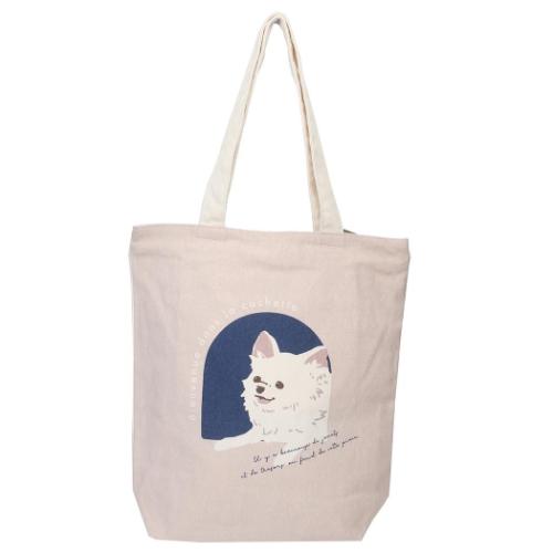 トートバッグ ファスナー付きキャンバストート ココフレンズ かわいい グッズ メール便可